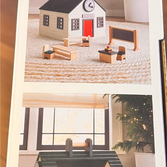 Hearth & hand wooden schoolhouse dollhouse - Picture 3 of 3